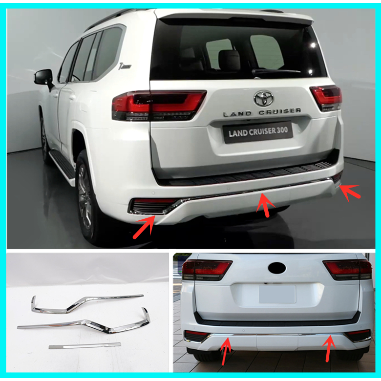 TOYOTA Land Cruiser LC300 2021-2024 Rear Bumper Grille Lining Lower ...