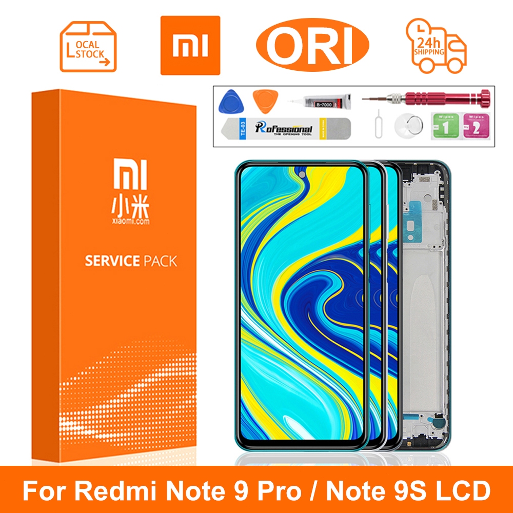 For REDMI NOTE 9 PRO / REDMI NOTE 9S LCD TOUCH SCREEN DIGITIZER GLASS ...
