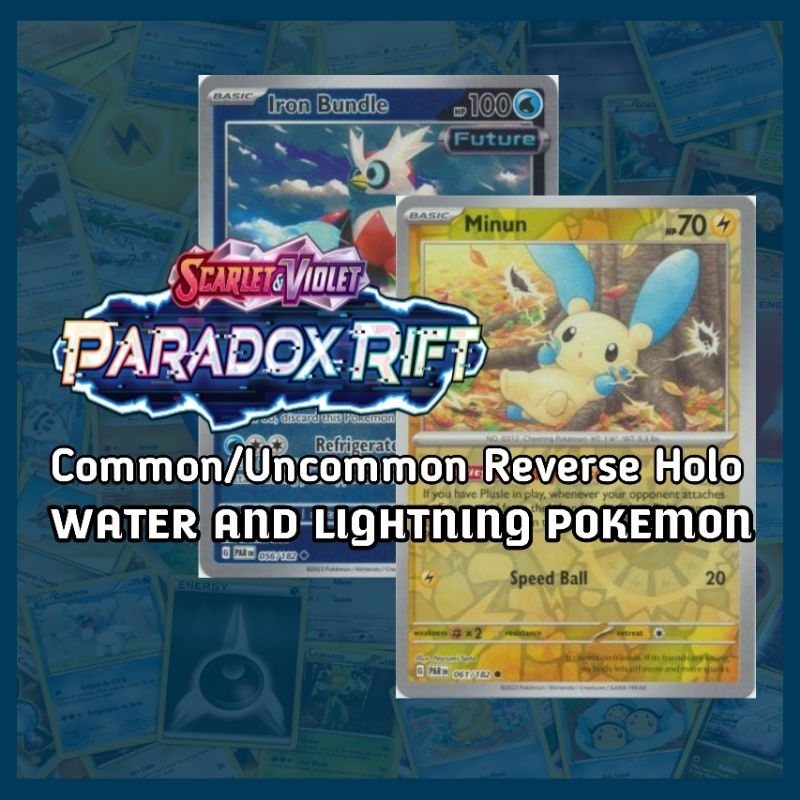 Paradox Rift- WATER/LIGHTNING (C/UC Reverse Holo) | Shopee Malaysia