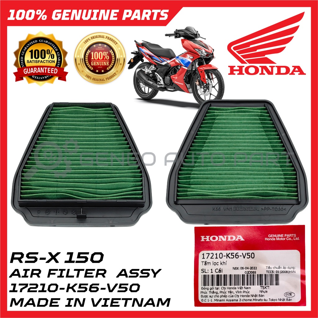 HONDA RS-X 150 WINNER X RSX AIR FILTER ASSY [17210-K56-V50] 100% ...