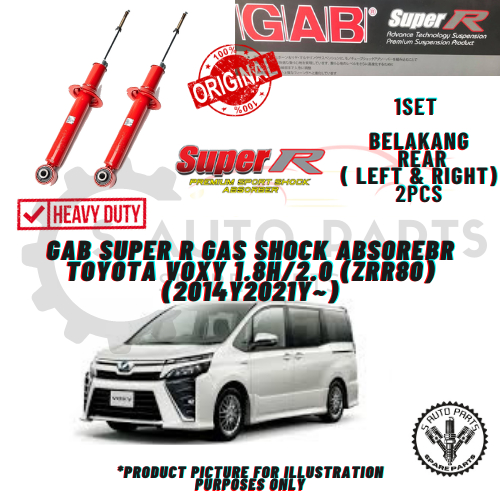 TOYOTA VOXY 1.8h/2.0 (ZRR80) (REAR) GAB SUPER R SPORT HEAVY DUTY GAS ...
