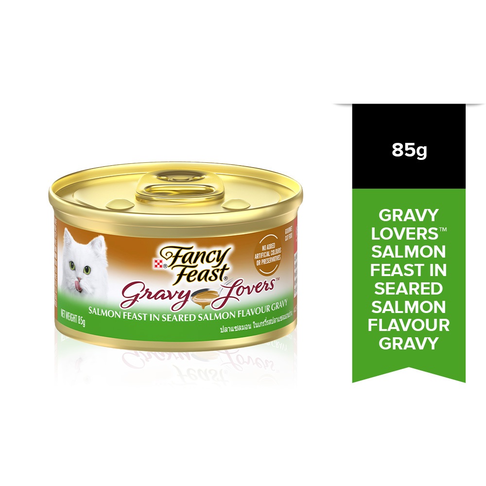 Fancy feast gravy lovers salmon best sale