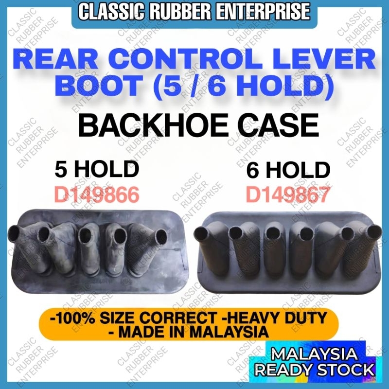 BACKHOE CASE REAR CONTROL LEVERS BOOT / CONTROL LEVERS COVER D149867 ...