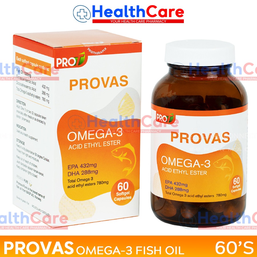 PROVAS Omega-3 Fish Oil -60 Softgel Capsules | Shopee Malaysia
