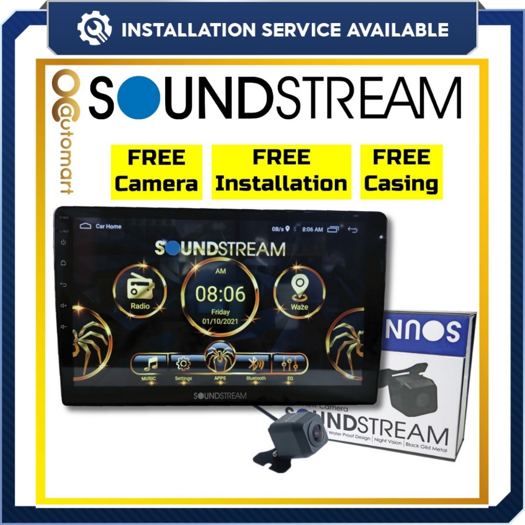 [Installation Provided] FREE Camera Casing Soundstream Platinum Series ...