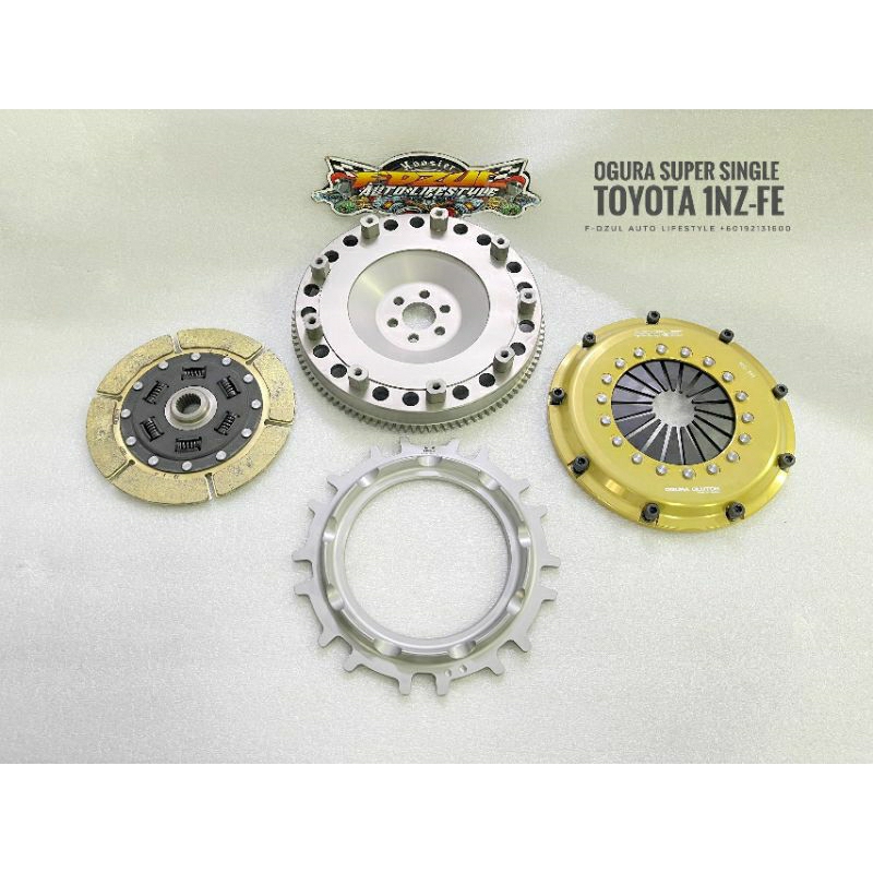 Ogura Super Single Racing Clutch Toyota 1NZ-FE Vios Yaris | Shopee