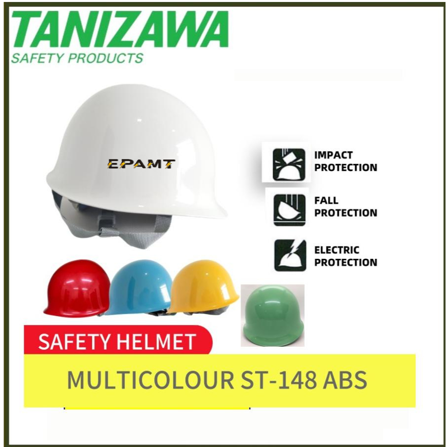 Tanizawa Tanizawa ABS Front Eaves Type Helmet Blue 0169EZ