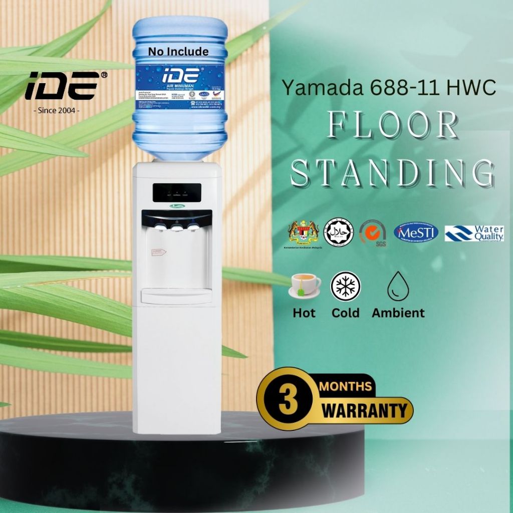 Yamada 688-11 Hot Normal Cold Top Load Floor Standing Bottled Type ...