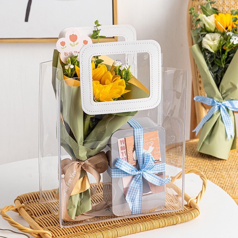 Transparent Gift Bag Wedding Doorgift PVC Tote Bag Event Door Gift ...