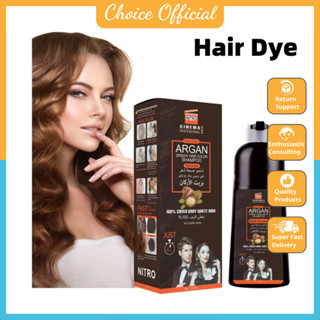 Black Hair Dye Shampoo 420ml Covers 100% Of Gray And White Hair In Just 