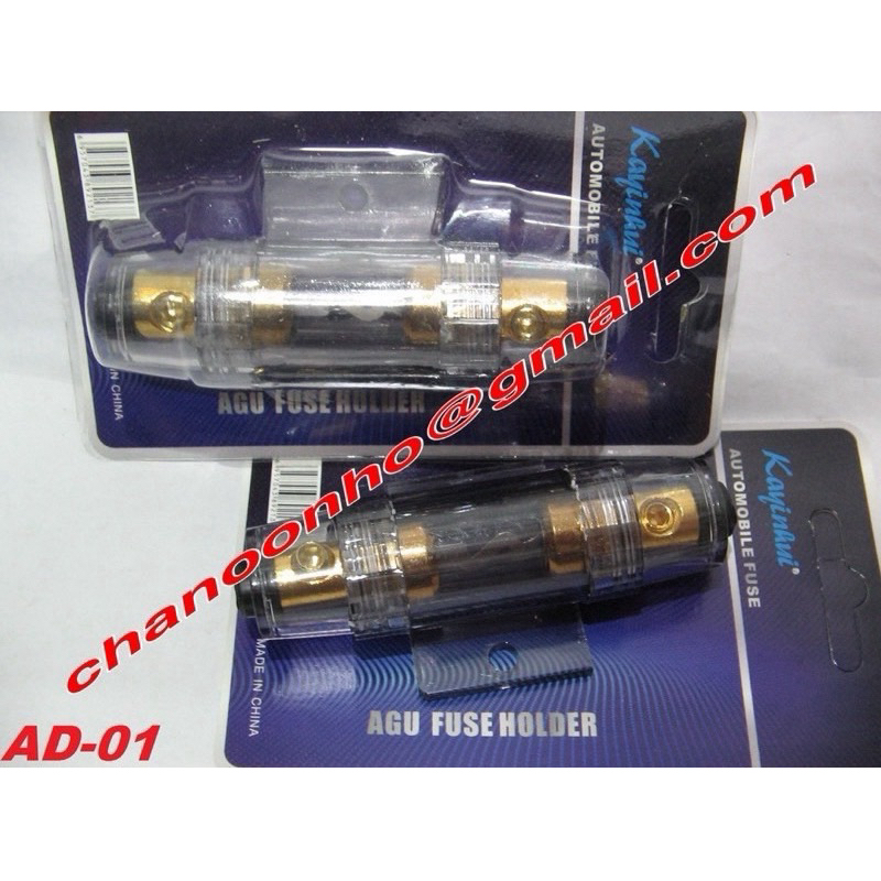 Car Fuse Box Audio 60 Amp Inline AGU Fuse Holder Fits 4 8 10 Gauge Wire ...