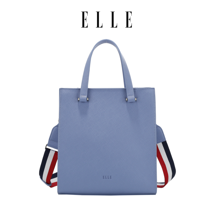 Elle Be Paris Carry Bag (2 Colors: Smokey Blue, Black) Shopee