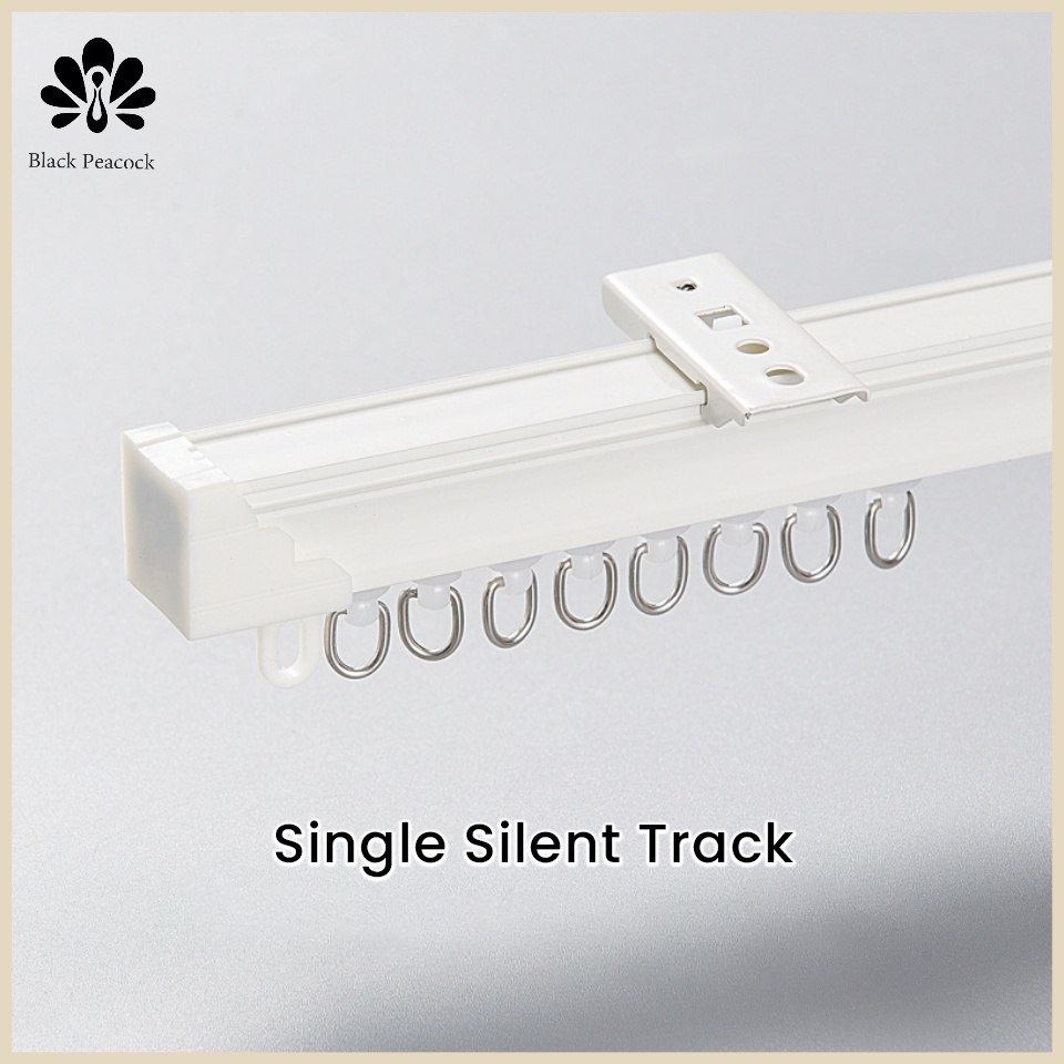 BlackPeacock【Ready Stock】Single Curtain Track/Railing Langsir/ Wall
