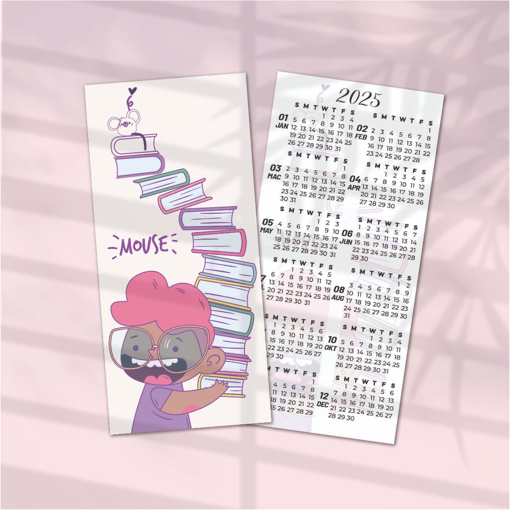 CALENDAR 2025/KALENDAR 2025 BOOKMARK / / FREEGIFT / STUDENT