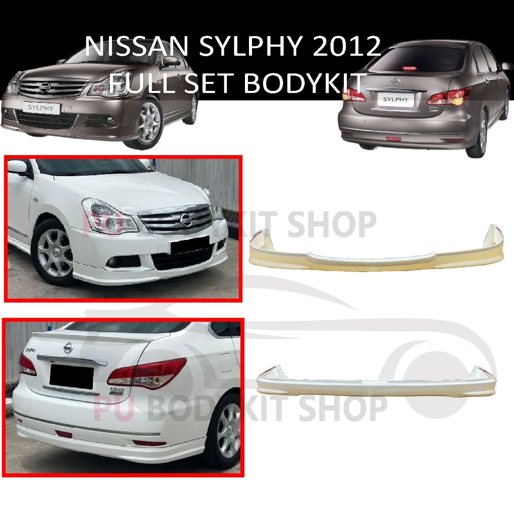 NISSAN SYLPHY 2012 OE STYLE FULL SET BODYKIT FRONT SKIRT REAR SKIRT ...