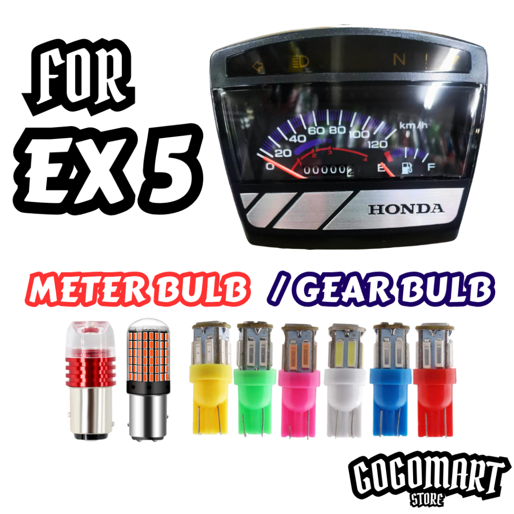 HONDA EX5 METER GEAR LED BULB Tukar Lampu Meter LED Speed Gear Mentol ...
