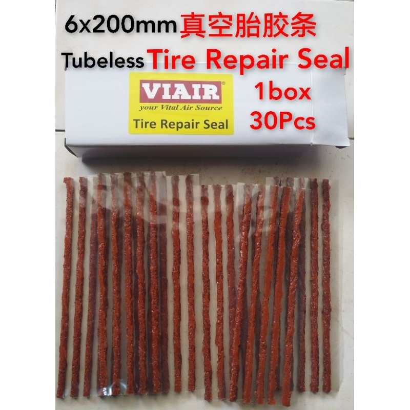 30Pcs Self Vulcanizing Tire Repair Plug Round Tubeless Seal Patch Car ...