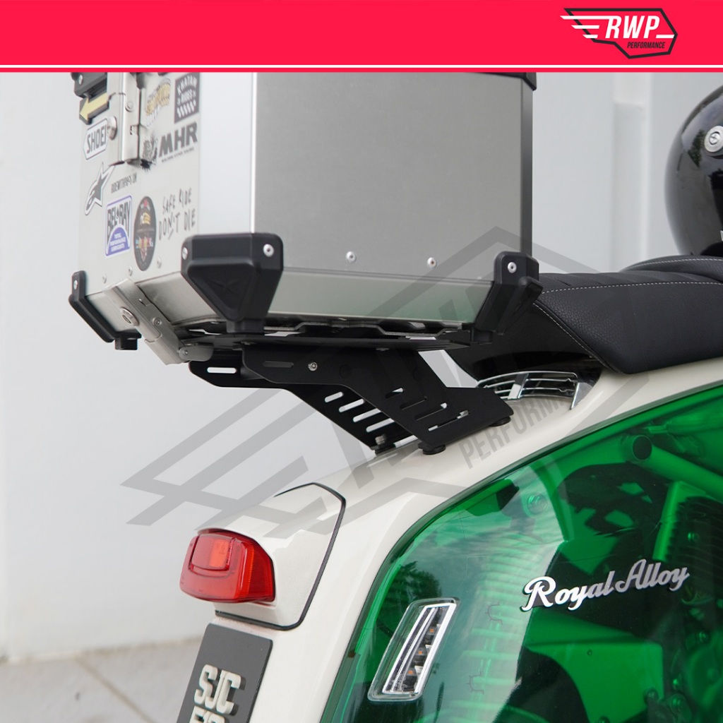 SPECIAL REAR RACK TOP BOX FOR ROYAL ALLOY GP125 GP180 GP250S | Shopee ...