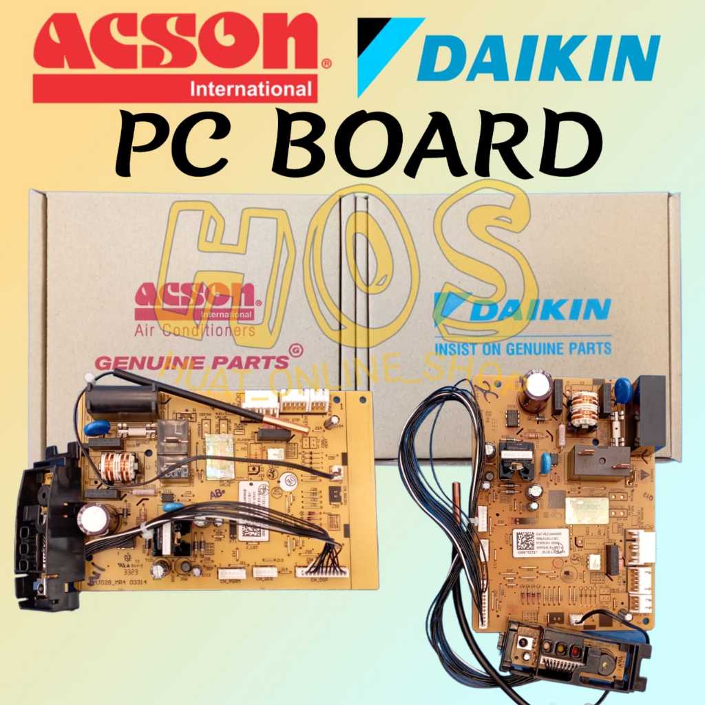 DAIKIN WALL MOUNTED PCB/IC BOARD ORIGINAL DAIKIN GENUINE PARTS | Shopee