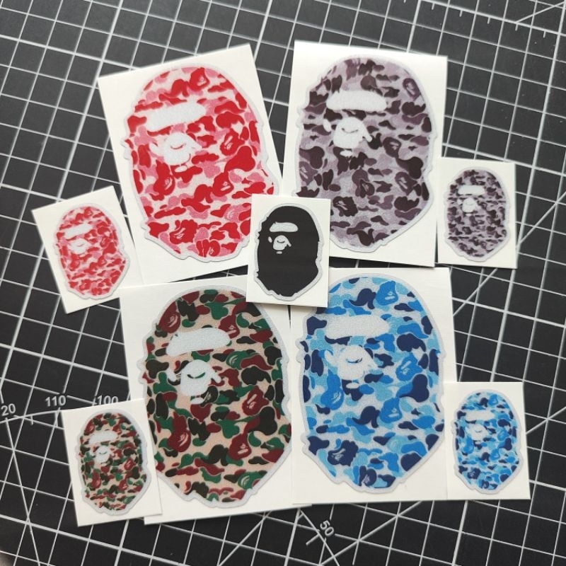 Sticker Bape Pantul cahaya | Shopee Malaysia
