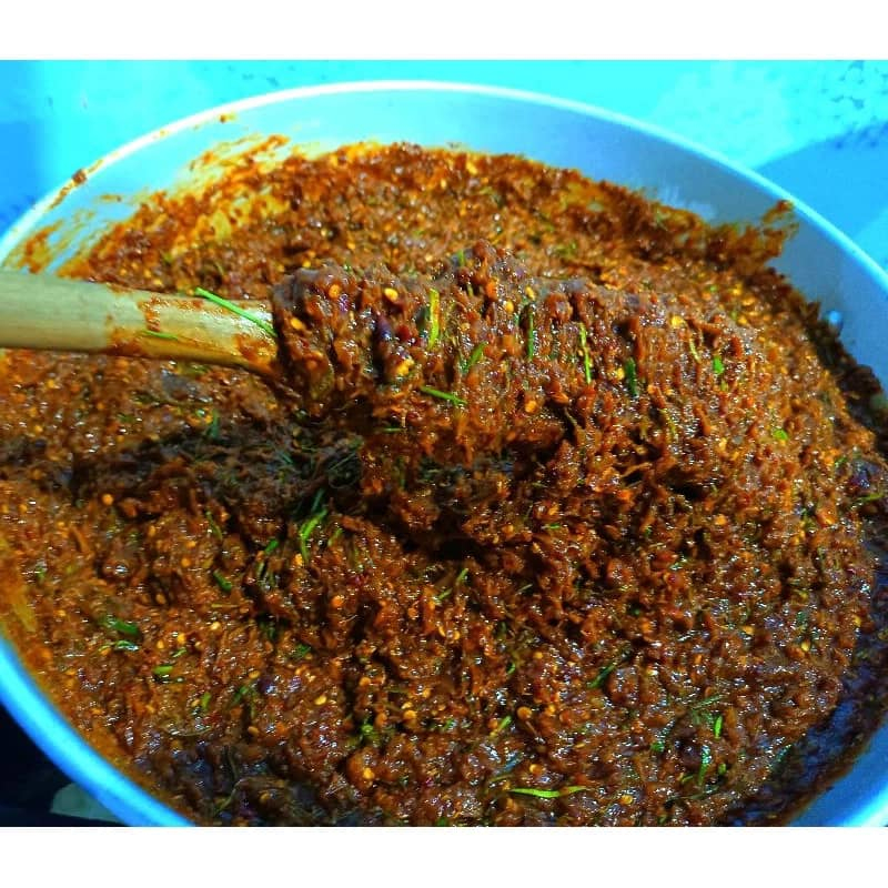 200g (Cooked)Spicy Pickled Fish Paste ปลาร้าบอง (สุข) Homemade | Shopee ...
