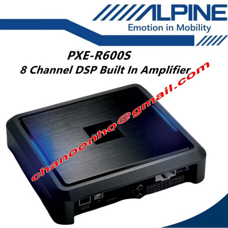 Alpine PXE-R600 / PXE-R600S 8-channel Car Amplifier With Digital Signal ...