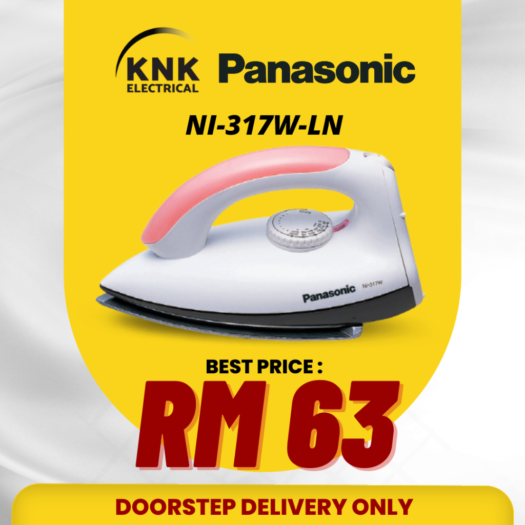 Panasonic Polished Dry Iron NI-317W-LN/WT | Shopee Malaysia