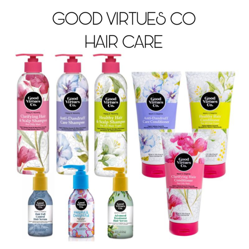 Good Virtues Co Hair Care Anti Dandruff Shampoo Conditioner 300ml
