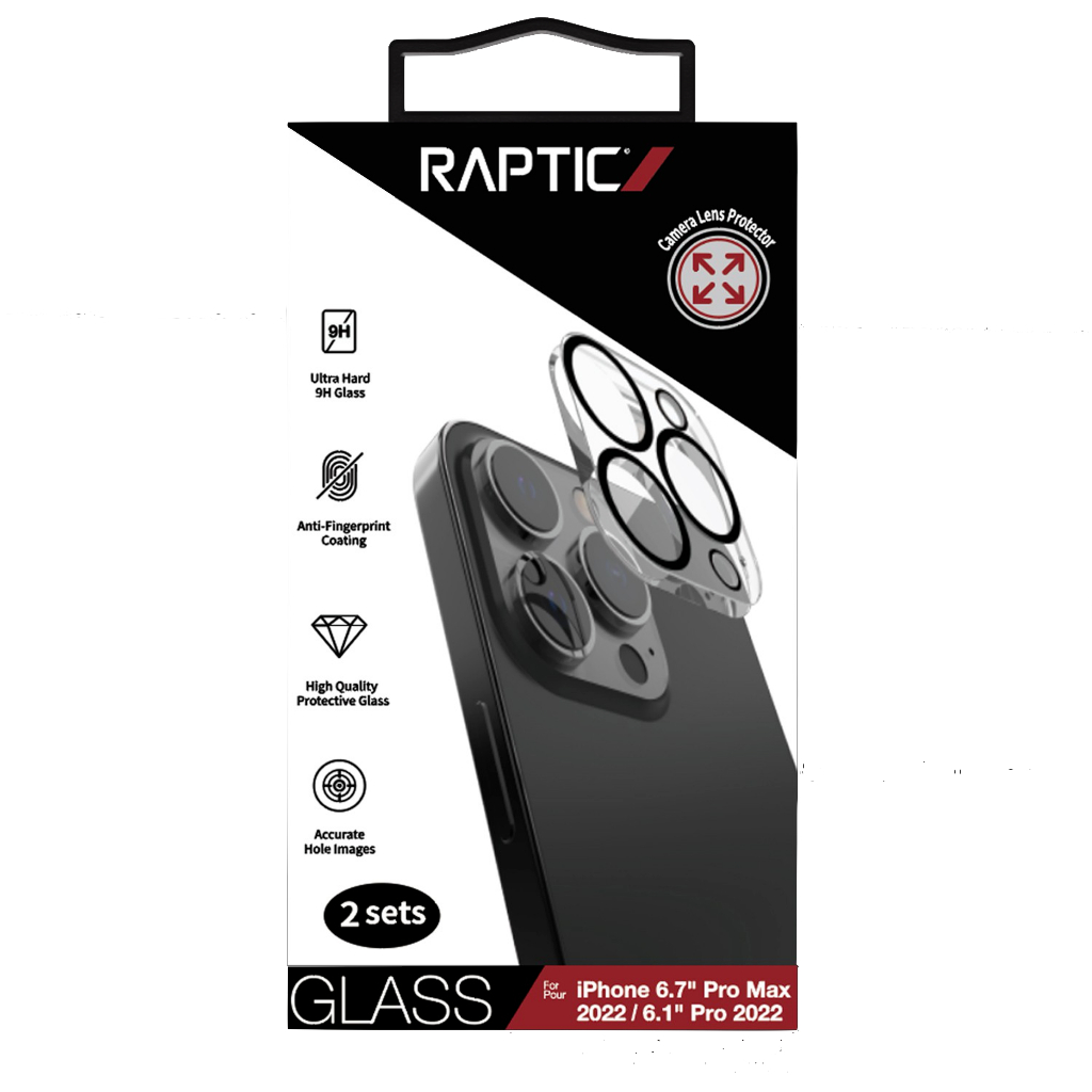 Raptic X-doria Glass Armour Camera Lens Protector for iPhone 14 Pro 14  Pro Max
