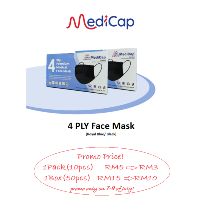 (!!PROMOTION!!) 4 Ply Premium Medical Face Mask | Shopee Malaysia
