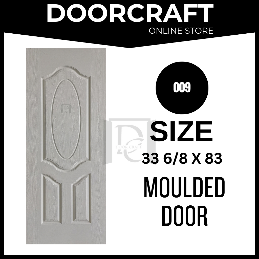 (FREE CUT TO SIZE)/ PINTU KAYU / WOODEN DOOR / WHITE PRIME DOOR / PINTU