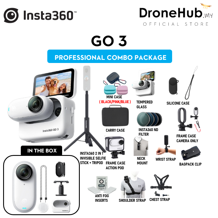Insta360 GO 3 - 2.7K Tiny Camera | Shopee Malaysia