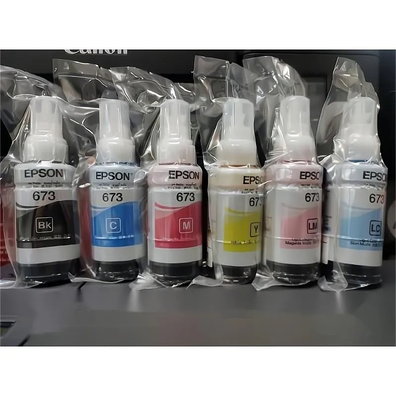 Epson 673 L800, L805,L810,L850,L1800 original ink 6 colored 1set ...