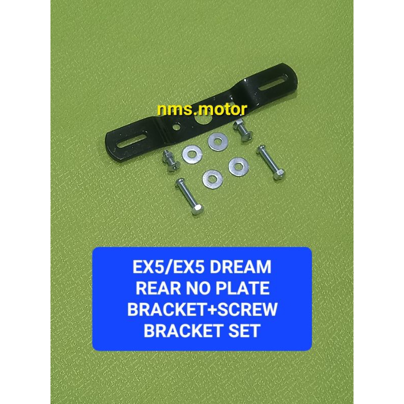 EX5/DREAM REAR NO PLATE BRACKET/REAR NOMBOR PLATE BRACKET/NUMBER PLAT ...
