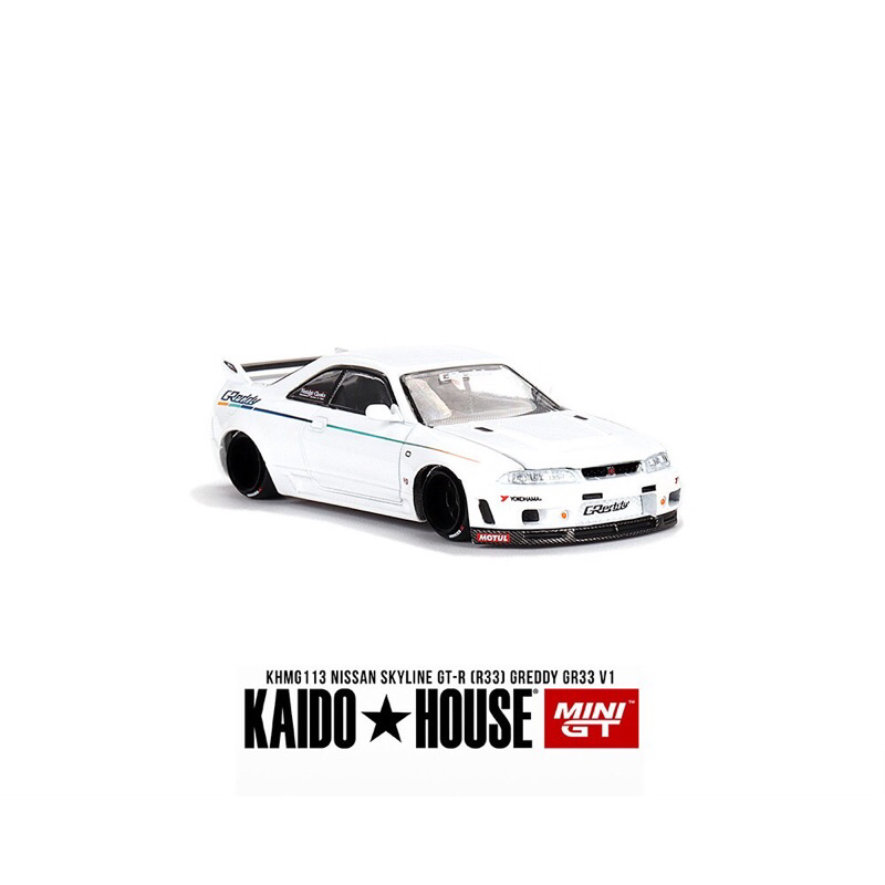 #113 KAIDO HOUSE x MINI GT NISSAN SKYLINE GT-R (R33) Greddy GR33 V1 ...