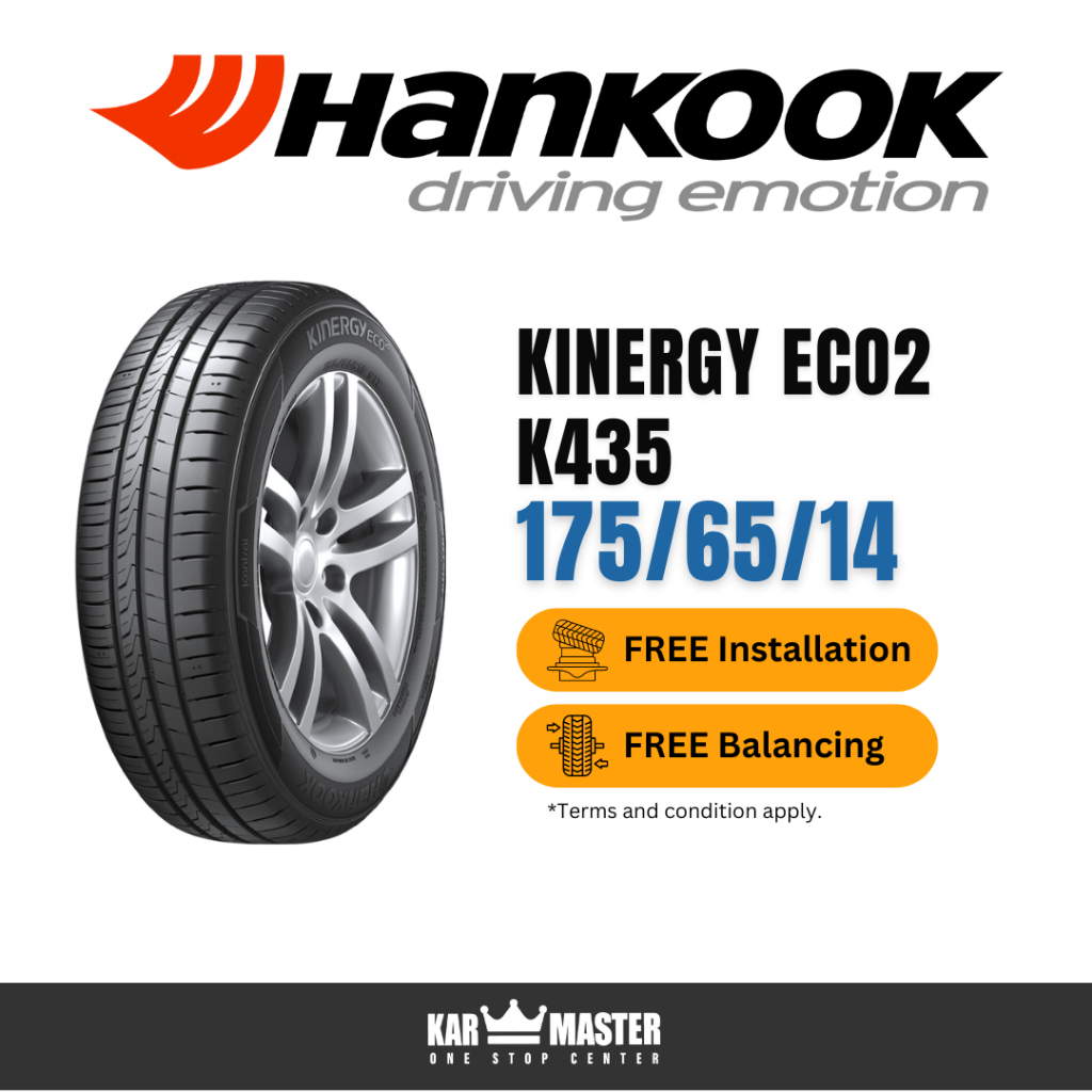 175/65/14 Hankook Kinergy Eco 2 K435 (With Installation) | Shopee Malaysia
