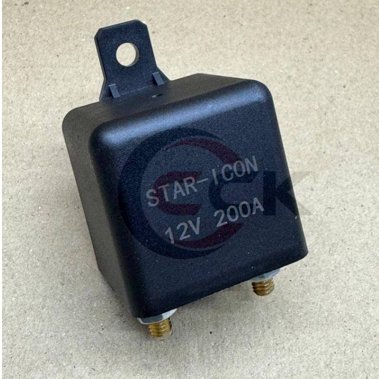 OMFB | Startrelais zwart, 12V / 80A