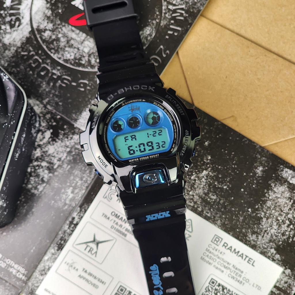 DW-6900 x STUSSY PREMIUM 1.1 DW6900 AUTOLIGHT/ MIRROR GLASS DW-6900 x STUSSY PREMIUM 1.1 DW6900 AUTOLIGHT/ MIRROR GLASS