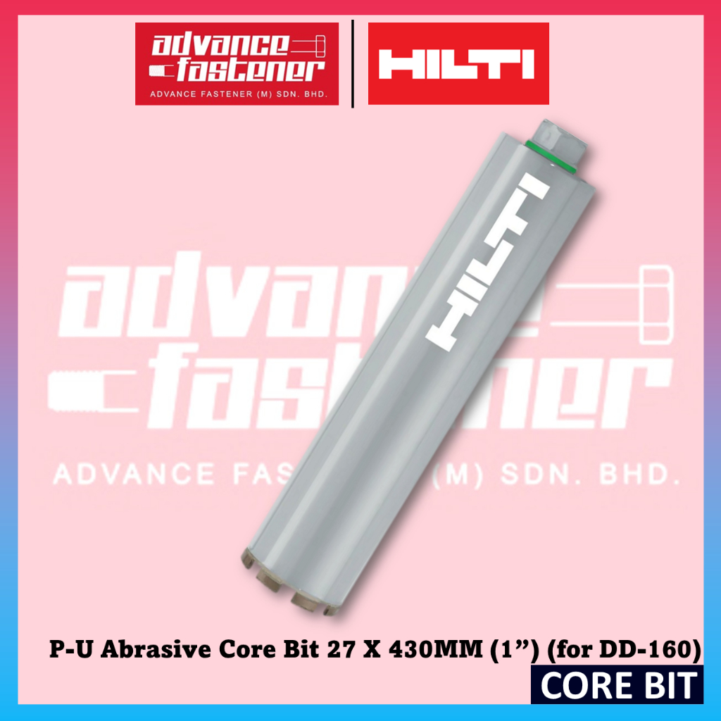 Hilti P-U Abrasive Core Bit for DD 160 Core Bit ( 27 x 430MM ) ( 1 ...