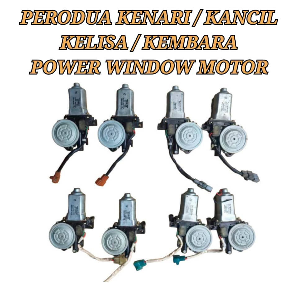 🇯🇵🇯🇵 Door Regulator Motor Perodua Kenari Kembara Kelisa Kancil Door