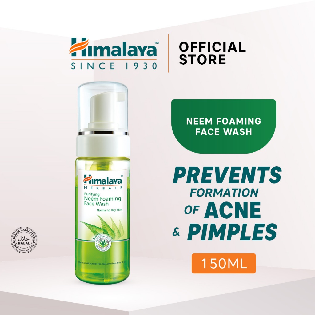 Himalaya Neem Foaming Face Wash (150ml) Shopee Malaysia