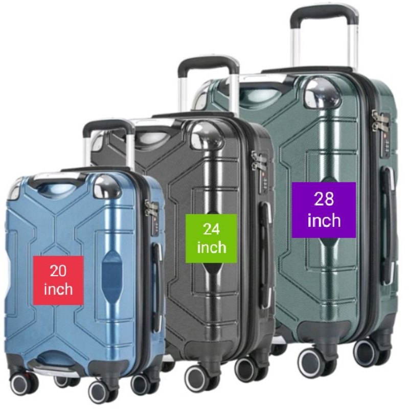 Travel luggage Trolley bag size 20 inch 24 inch 28 inch Shopee Malaysia