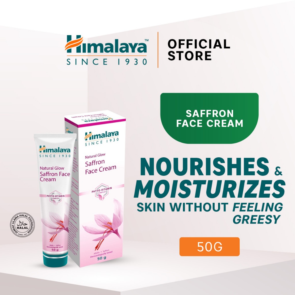 Himalaya Natural Glow Saffron Cream (50g) Shopee Malaysia