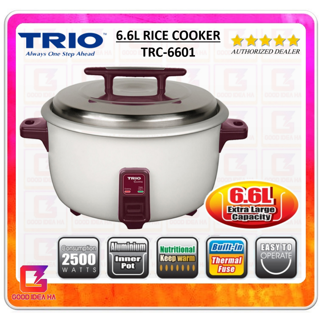 TRIO 6.6L COMMERCIAL RICE COOKER TRC-6601 | Shopee Malaysia