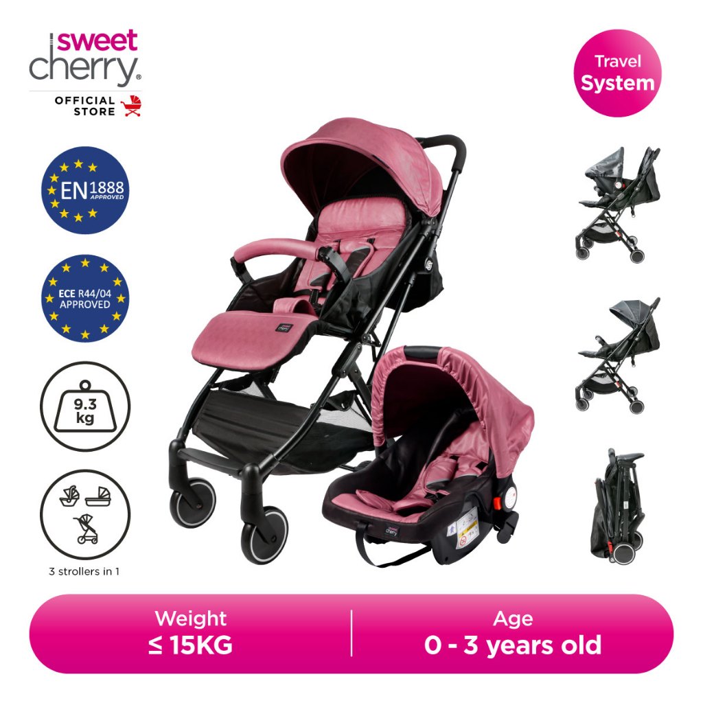 Sweet cherry travel stroller online