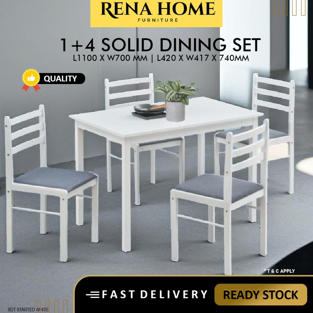 [FREE INSTALLATION] Meja Makan | Ikea Dining Set | 4 Seater | 6 Seater ...