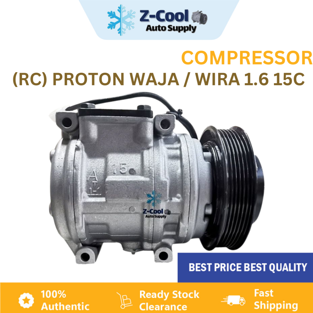 Aircond Compressor RECOND Proton Waja / Proton Wira 1.6 *15C* Denso ...