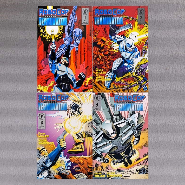 Robocop vs Terminator 4/4 Complete Set (Dark Horse Comics) I-P (Frank ...