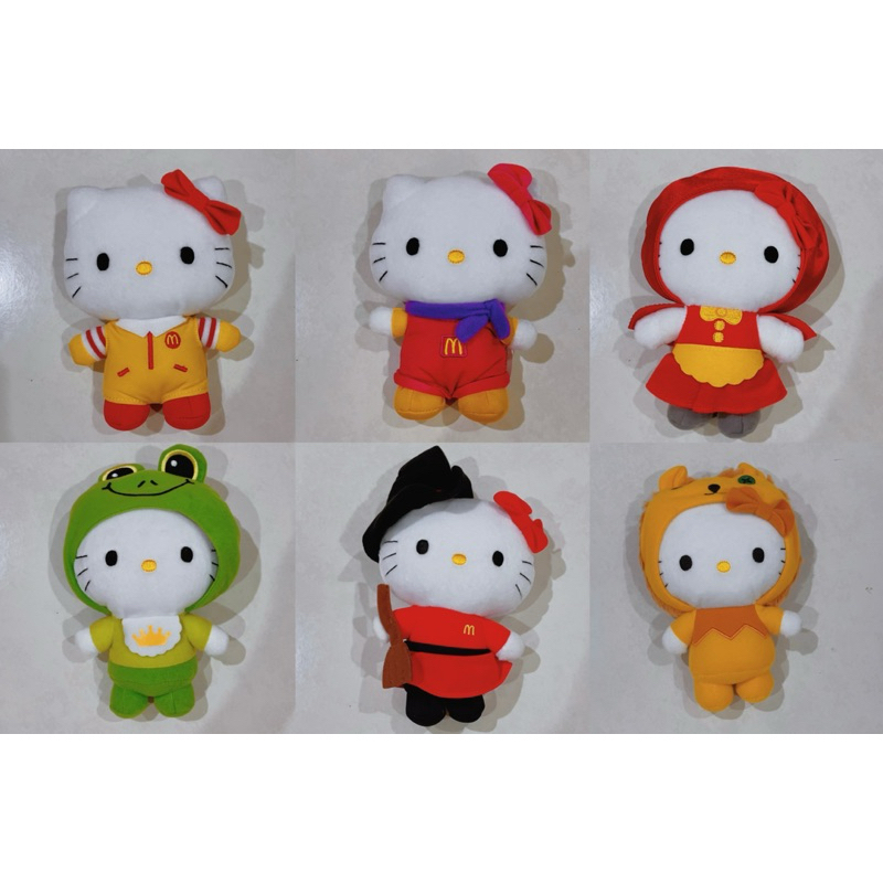 McD McDonald's Mcdonalds HELLO KITTY PLUSH TOYS Hello Kitty Doll