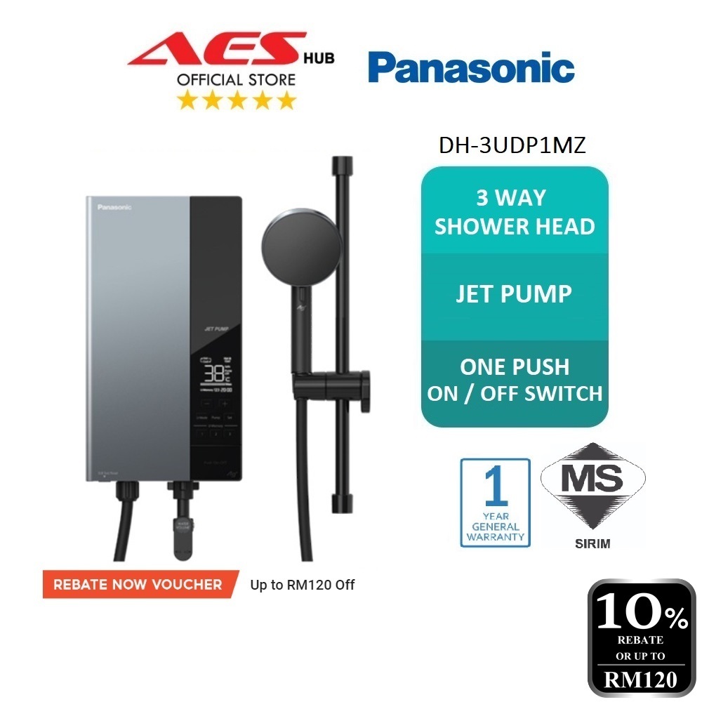 JB INSTALL Panasonic USeries Water Heater Shower Jet Pump Shower Heater Pemanas Air Mandi 热水器